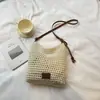 Bolso de Paja de Gran Capacidad para Mujer 2026 Nuevo Estilo Casual Versión Coreana Bolso Tote Cruzado Diario Bolso de Hombro de Moda