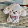 Chaveiro de Pelúcia Fofo de Cachorro para Vestir Boneca Desenho Animado Boneca Desenho Animado Pingente Acessórios Boneca Atacado