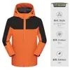 Jaqueta com Capuz Impermeável Roupa de Trabalho Logo Impresso Personalizado Jaqueta Outono e Inverno Roupa de Trabalho de Peça Única Jaqueta Corta-vento