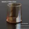 Vela Perfumada de Vidro Criativa DIY Coreana Suporte de Vela de Copo Fosco Simples Nórdico Vela de Cera de Soja Copo Vazio de Cera de Gelatina