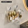 Estante de Almacenamiento con Ventosa de Lujo Ligero Sin Taladro Montado en Pared para Inodoro Baño Tocador Cocina Caja de Almacenamiento