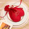Bolsa de Dulces para Boda, Bolsa de Terciopelo de Lujo para Boda, Recuerdo de Boda, Caja de Dulces para Boda, Bolsa de Dulces de Compromiso Estilo Ins