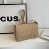 Abrigo de Algodón Simple de Color Sólido Bolso Cuadrado Pequeño Nuevo Estilo Coreano Moderno Combinable Casual Bolso de Hombro Estilo Occidental para Viajar Bolso Cruzado
