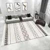 Tapete de veludo cristal dedicado transfronteiriço para Marrocos antiderrapante resistente ao desgaste doméstico sofá mesa de centro cobertor área grande tapete completo