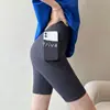 Leggings deportivos de verano para exteriores con control de abdomen y levantamiento de glúteos, de cintura alta, adelgazantes, anti-exposición, tela fina de piel de tiburón