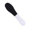 Lixa de pé de plástico de fábrica lixa de dupla face para esfregar os pés para remover calos de pele morta para lixar os pés limpos ferramentas de pedicure