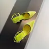 Primeiro Encontro Temporada Elegante Deslocamento Profissional Emagrecimento Bico Fino Salto Médio Moda 2026 Outono Novo Sandálias Foscas Sapatos Femininos