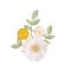 Nuevo broche de flores de alta gama para mujer, exquisito ramillete de margaritas, diseño de nicho, pasador antideslizante, accesorios personalizados