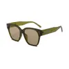 Gafas de Sol Cuadradas de Moda para Mujer, Gafas de Sol de Alta Gama Nuevas para Caras Grandes, Aspecto Adelgazante, Gafas de Sol Anti-UV para Conducir