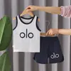 Conjunto de Chaleco para Niños Pequeños y Medianos, Estilo Verano, Sin Mangas, Shorts Transpirables, Conjunto de Dos Piezas Absorbente de Sudor, Conjunto de Verano Delgado Estilo Coreano