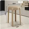 Bancos de Plástico Embalados Macios para Uso Doméstico, Espessados, Resistentes, Duráveis, Bancos Redondos Empilháveis, Luxo Leve, Sensação de Alto Padrão, Cadeiras para Mesa de Jantar