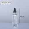 Botella Boston de vidrio transparente de 500 ml con cabezal de bomba de presión, botella para rellenar emulsión, aceite esencial, botella rociadora de gran capacidad