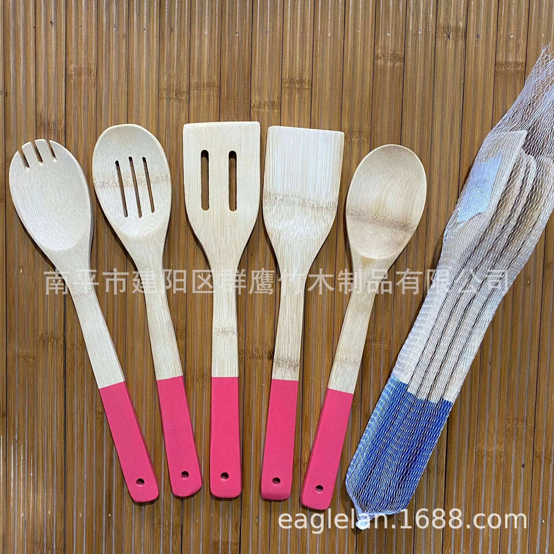 上漆手柄竹厨具 粉