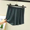 Shorts de Verão para Mulheres, Shorts Casuais Esportivos de Modal para Praia, Fitness Estudante Finos de Cintura Alta Três Quartos para Dormir, de Perna Larga