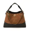 Bolsa de corrente com trama de losangos estilo Chanel para mulheres, grande capacidade, para o trabalho, versátil, bolsa de mão, pequena bolsa de mão, bolsa de ombro feminina retrô