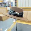 Nuevo Sombrero de Lana de Copa Plana Estilo Coreano Otoño e Invierno Retro Británico Diseño de Sombrero Versátil Sombrero de Fieltro para Hombres y Mujeres Viajando