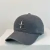 Gorra de Béisbol de Mezclilla Desgastada Estilo Retro Americano para Mujer, Sombrilla Casual Versátil para Pareja, Gorra de Cinco Paneles Estilo Callejero