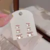 Pendientes de Letra Estilo Minimalista, Pendientes de Lujo Ligero y de Gama Alta, Estilo Retro Francés, Pendientes Exquisitos y Elegantes