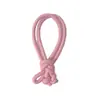 Serie Miu Simple Lanyard Tejido a Mano de PU para Teléfono Móvil Llavero de Cuerda Trenzada Colgante para Bolso Cuerda Trenzada con Núcleo de Cuero