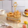Pote de Açúcar Dourado Flip-Top de Alta Qualidade Luxo Acessível Estilo Europeu e Americano Pote de Condimentos para Duas ou Três Xícaras Pote de Açúcar Branco Caixa de Armazenamento de Condimentos para Cozinha
