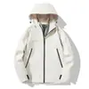 2026 Nova Jaqueta de Esqui Soft Shell de Grafeno Estilo Casal Esportiva Outdoor com Capuz Pelúcia Extra à Prova de Vento Impermeável Jaqueta de Esqui