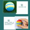 Pelota de Golf Suave de Esponja de 42 mm Pelota de Práctica de Golf para Interior Arcoíris Eva Espuma Suave Suministro Directo de Fábrica