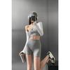 Casual terno esportivo verão suspender shorts yoga fitness roupas sexy quente feminina emagrecendo duas peças roupas de verão