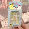 Pegatinas de Uñas Sanrio para Niñas, Arte de Uñas Lindo y Divertido, Piezas de Uñas para Estudiantes, Piezas de Uñas Dulces, Uñas Postizas para Niños