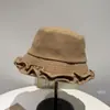 Chapéu bucket elegante de aba larga estilo francês 2025 para mulheres, Outono e Inverno, Inspirado em Chanel, À prova de frio, Quente, Emagrecedor de rosto, Chapéu de bacia pequeno moderno