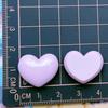 Brillantina Fina Brillante Horquilla Plana Pequeña de Amor Pinza para el Cabello Cuerda para el Cabello Pegamento Crema DIY Agujero Hebilla para Zapato Resina Accesorios