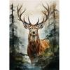 Comercio Electrónico Transfronterizo Aliexpress Amazon Pintura sobre Lienzo Sin Marco Abstracta Acuarela Animal Pintura para Colgar Sala de Estar de Gama Alta Pintura Decorativa