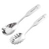 Cuchara de Sopa Personalizada de Acero Inoxidable 316 para Comer Bebés, Cuchara de Fondo Plano, Cuchara Lingote, Cuchara de Concha para Postre, Cuchara para Yogur