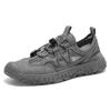 Zapatos de Protección Laboral para Hombre Verano Nuevo Zapatos de Malla Hueca Transpirable para Hombre Antideslizantes Resistentes al Desgaste Zapatos Deportivos Casuales para Trabajo Tenis
