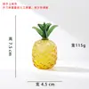 Vidrio de Zibo Caquis, Calabazas, Piñas, Fresas, Pimientos Morrones, Uvas, Frutas, Decoraciones de Oficina, Adornos Artificiales, Comercio Exterior Transfronterizo