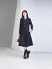 Conjunto de Duas Peças Blazer Profissional Estilo Academia Manga Longa Curta com Gola Pequena de Terno e Saia para Mulheres, Adequado para Entrevistas de Exames e Certificações de Ensino