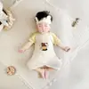 Ropa de Verano de Manga Corta para Bebé Lyser Ropa de Gateo para Bebé Niño Ropa Fina para Bebé Niño Niña Sombrero Camiseta para Recién Nacido