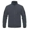 Em estoque TAD Esportes ao Ar Livre Tático Casaco de Lã Outono e Inverno Masculino Gola Vertical Casaco de Lã Quente Jaqueta de Montanhismo