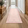 Tapete retrô transfronteiriço, de falso cashmere, lavável - fácil de cuidar, adequado para corredores, casas, quartos e como tapete de cabeceira; durável e resistente a manchas