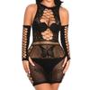 Lencería sexy europea y americana 2019, vestido tubo con mariposas amazónicas, traje de media manga, falda corta 8737