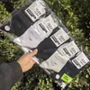 Calcetines Casuales de Malla de Algodón a Media Pantorrilla para Hombre Qianzufang, Serie Transpirable Sin Costuras Tejidos a Máquina, Calcetines para Estudiante