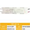 Fuente de Alimentación Conmutada LED Modelo Ultradelgado 12V1.5A/2A/3A Tira de Luces DC para Armarios, Vitrinas, Luces y Cajas de Maquillaje