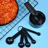 Juego de Tazas y Cucharas Medidoras de Plástico del Fabricante con Escala Juego de 5 Piezas Herramienta de Cocina para Hornear Juego de Diez Piezas Cuchara Medidora Cuchara Medidora