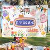 Tela de Fondo de Cumpleaños Estilo Ins Tela Colgante para Fotos de Celebridades de Internet para Niños y Niños Decoración Fotográfica para Fiesta de Cumpleaños de Bebé Tela Colgante