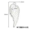 Colgante de Ala Horno de Vacío Chapado en Oro Accesorios para Joyería DIY Collar Pulsera Materiales Hechos a Mano Colgante de Acero Inoxidable
