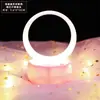 Caixa de Música Redonda com Luzes, Acessórios Criativos Feitos à Mão para Luz Noturna, Presente Criativo para Namorada no Dia dos Namorados Chinês