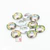 Nuevos Accesorios para Uñas Anillo de Ángel de 14-20 mm Retro Uña Diamante Cristal Vidrio Estilo Japonés Transparente Siete Colores