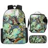 Fuente de Amazon Transfronteriza mochila de una pieza One Piece Mochila Escolar Estudiante Mochila de Luffy Bolso de Hombro Estuche para Lápices