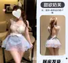 Vestido de Sirvienta Transparente de Malla Sweetheart Nai Fu Uniforme Tentación Lencería Deseo Puro Sexy Camisón para Mujer