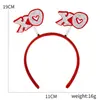 Decoraciones para Fiesta de Solteros del Día de San Valentín Europeo y Americano Diadema de Corazón de Amor Accesorios para Fotos Diadema Xoxo Accesorios para la Cabeza