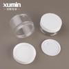 Material de embalaje cosmético Xumin personalizado frasco de plástico transparente PET de boca ancha frasco para crema de 50g frasco para mascarilla de 120-500g